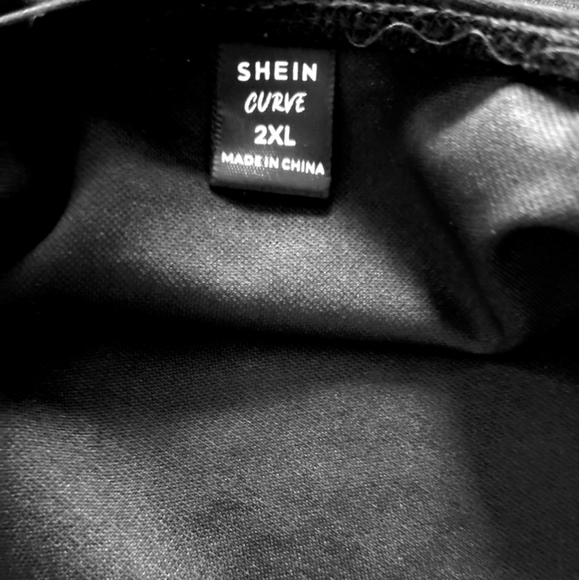 Shein Black Sweetheart Neckline Tube Top 2XL - Picture 4 of 4